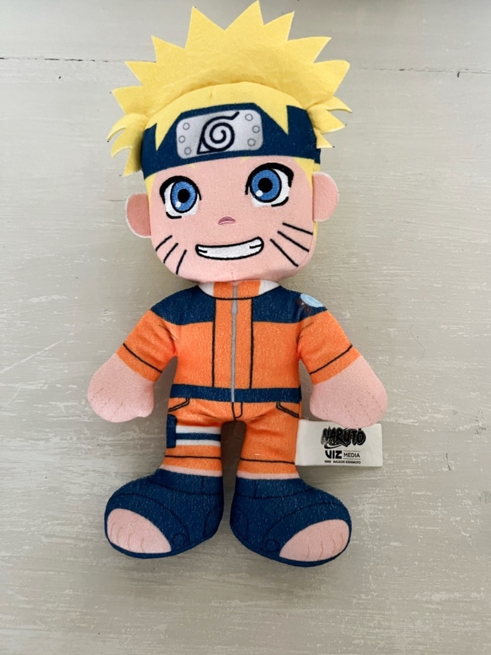 Naruto Uzumaki Plush 12” VIZ Media 2002 Vintage Anime Masashi Kishimoto